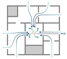 床下換気ファンの設置イメージ